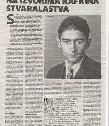 AT THE SOURCES OF KAFKA'S WORK