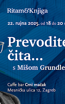 Ritam&Knjiga: „Prevoditelj čita...“ s Mišom Grundlerom