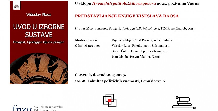 „An Introduction to Electoral Systems“ book launch